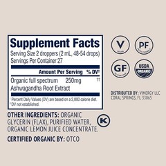 USDA Organic Ashwagandha – Fast-Absorbing Stress Support – Thick, Potent Form…