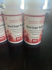 Simple Supplements Blood Sugar Support Dietary Supplement 60 caps 3 bottle lot
