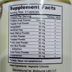 BioSource Labs Colonew Complete Colon Cleanse Natural Detox Supplement for Daily