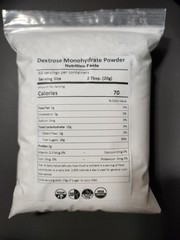 3lbs Dextrose Powder organic non GMO