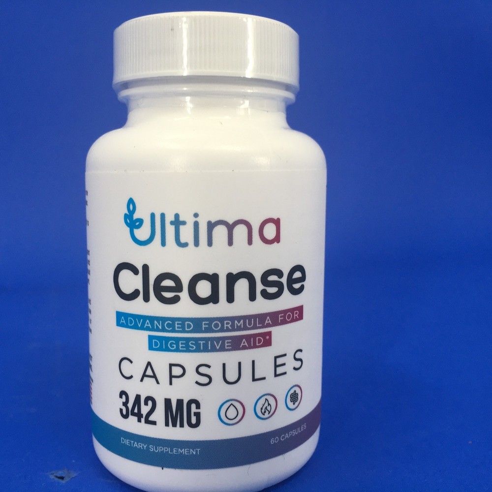 Ultima Cleanse Advanced Formula for Digestive Aid 342MG 60 Capsules