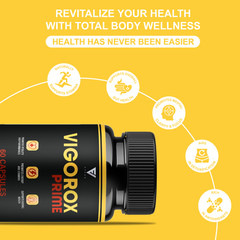 (3 Pack) Vigorox Prime Max Performance Supplement, VigoroxPrime (180 Capsules)