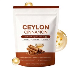 New Ceylon Cinnamon Softgels 7200Mg Equivalent With Mct Oil 30pcs/pack