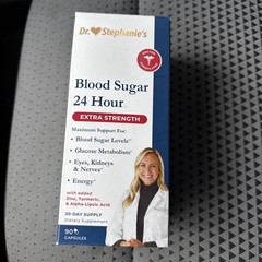 Dr Stephanie’s EXTRA STRENGTH 24 Hour Blood Sugar Supplement 90 caps Exp 11/2027