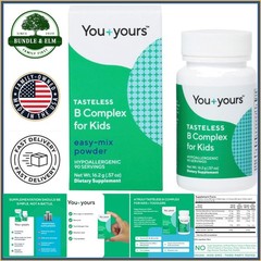 Tasteless B Complex Powder for Kids, Supplement – No Additives or Colors