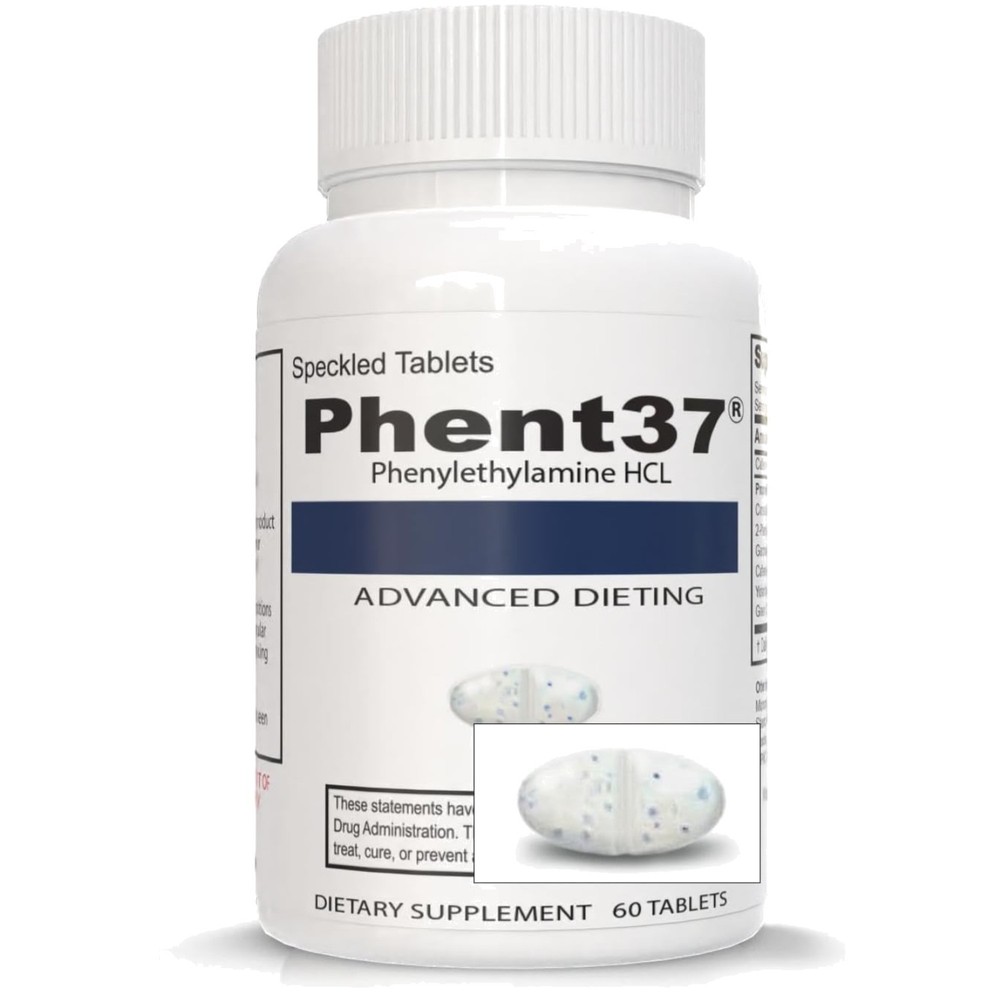 Advanced Phenylethylamine HCL Tablets – 60 Speckled Pills for Appetite Control