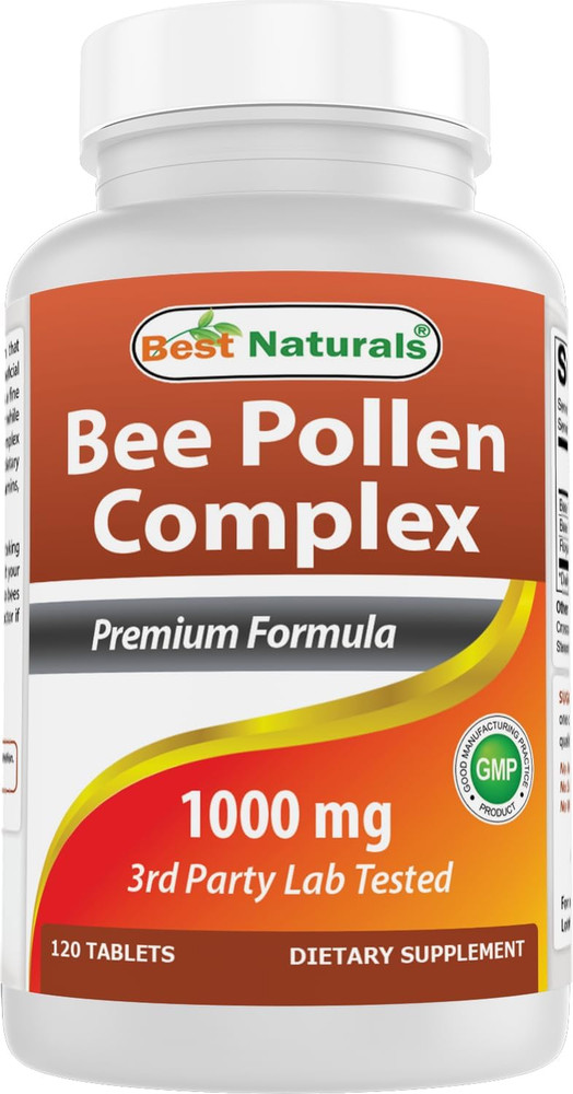 Bee Pollen Complex 1000 Mg 120 Tablets