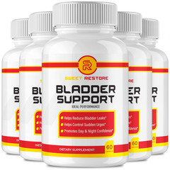 Sweet Restore Bladder Support Capsules, Sweet Restore Bladder Control (5 Pack)