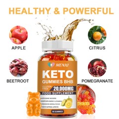 20000mg Keto BHB Gummies Weight Loss Fat Burner Carb Blocker Ketone Diet Pills