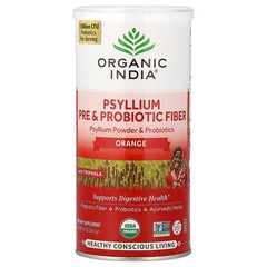 2 X Organic India, Psyllium Pre & Probiotic Fiber, Orange, 10 oz (283.5 g)