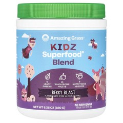 2 X Amazing Grass, Kidz Superfood� Blend, Berry Blast, 6.35 oz (180 g)