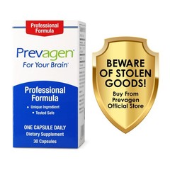 Prevagen Professional Formula 40mg Capsules – 30 Count – 3 Pack (90-Day Supply)