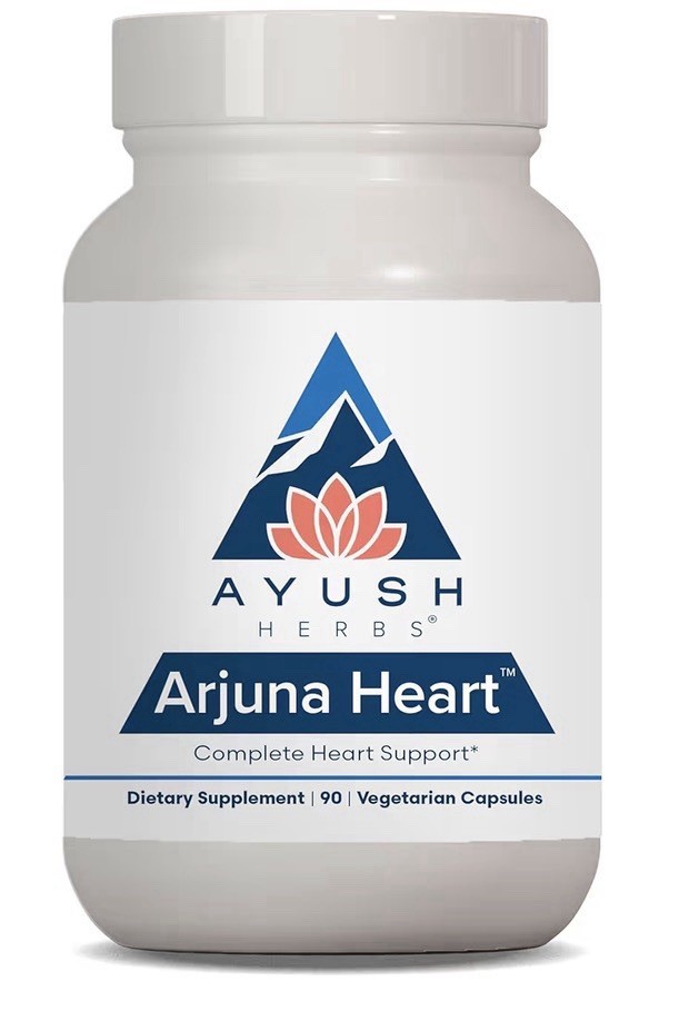 Ayush Herbs Arjuna Heart Complete Heart Support Supplement For Women & Men 90cap