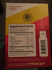 2 Ketone-IQ Raspberry Lemonade Energy Shot 6 Packs No Caffeine Zero Sugar