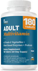 Adult Multivitamin for Women & Men, Immune Supporting from 42 Fruits, Vegetables