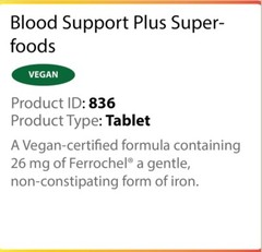 Iron – A Gentle Blood Support + Super Foods to Help Support a Vegan Lifestyle