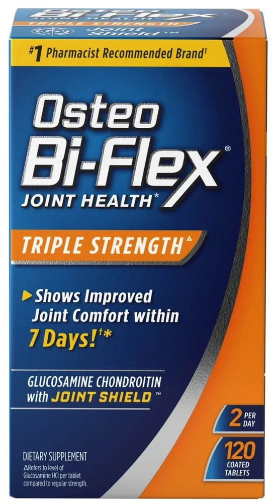Osteo BiFlex Triple Strength Tablets – 120 Count Exp 05/2028
