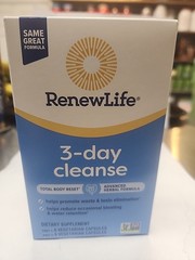 3-Day Cleanse 12 Capsules by Renew Life Exp 12/26