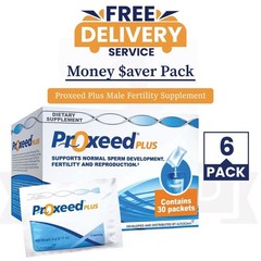 Proxeed Plus Male Fertility & Sperm Support 30 Sachets – PACK OF 6 – EXP 02/2028