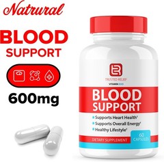 (2 Pack) Trusted Relief Blood Support Capsules, Trusted Relief Advanced Strength