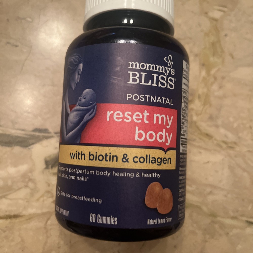 60 Pack Mommys Bliss Postnatal Lactation Support Gummies 60 Ct. Biotin & Collage