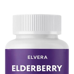 Elvera Elderberry Gut Support Complex – Organic Black Elderberry Soft Capsules