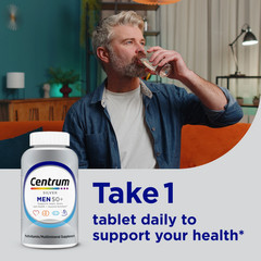 Centrum Silver Mens 50 plus Multivitamin with Vitamin B & D3, 65 Count
