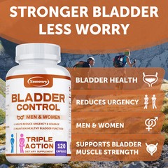 Bladder Control – Pumpkin Seed Extract, Cranberry, Promotes Bladder Health