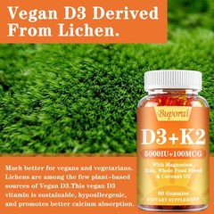 Vitamin D3 + K2 – Magnesium,Zinc – Promote Bone Health and Improve Sleep Quality