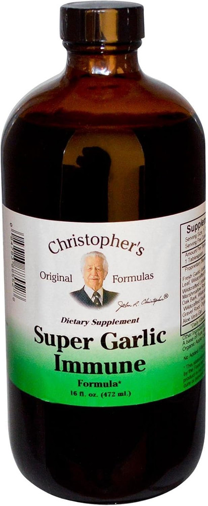 Dr. Christopher’S Super Garlic Immune Syrup 16 Oz
