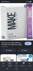 Make Wellness Calm Precision Peptide Support Open Box 23 Packets