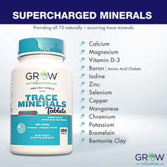 Trace Minerals Concentrace Trace Mineral Complex Tablets – 100 Tablets