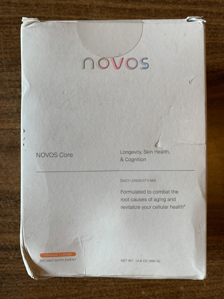 NOVOS Core Longevity Formulation 30 Packets – Orange Flavor EXP 04/2027