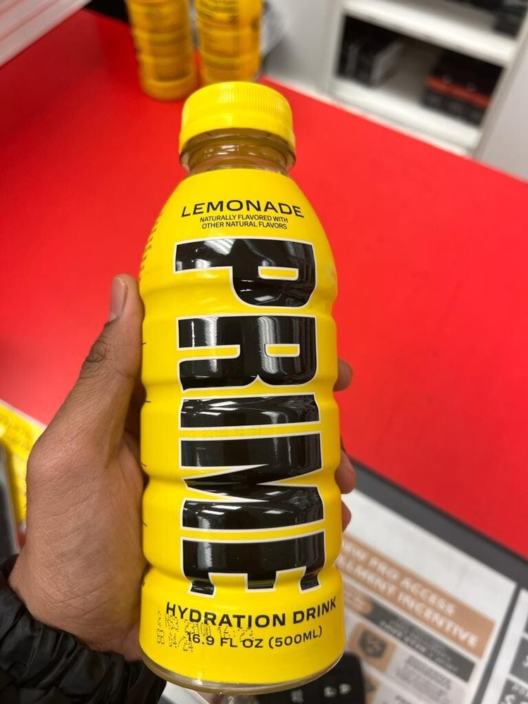 Prime Hydration Drink, 16 fl oz – Limited release lemonade flavour