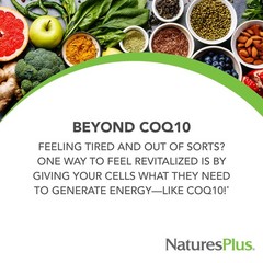 NaturesPlus Beyond CoQ10 200 mg – 60 Softgels – Provides High-Strength Ubiquinol