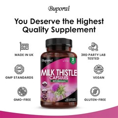 Milk Thistle 120pcs, Cleansing & Restoring, Support Skin and Digestive Health