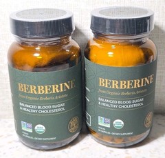 Lot Of 2 Global Healing Berberine Blood Sugar & Cholesterol Support 07/2027+
