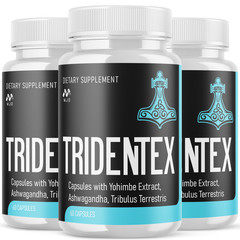 (3 Pack) Tridentex Advanced Male Health Support Formula Triden Tex 180 Capsules