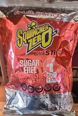 Sqwincher Zero Qwik Stik, Fruit Punch, Sugar Free, Low Calorie, Low Sodium…