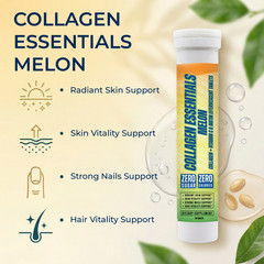 Electrolyte & Collagen Effervescent Tablets Combo 80 Servings Hydration Skin