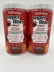 Bellway Super Fiber + Fruit Psyllium Husk Raspberry Lemon 36oz 18 x2