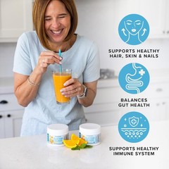 Colostrum & Hydrolyzed Collagen Supplement Gut & Immune Support Unflavored