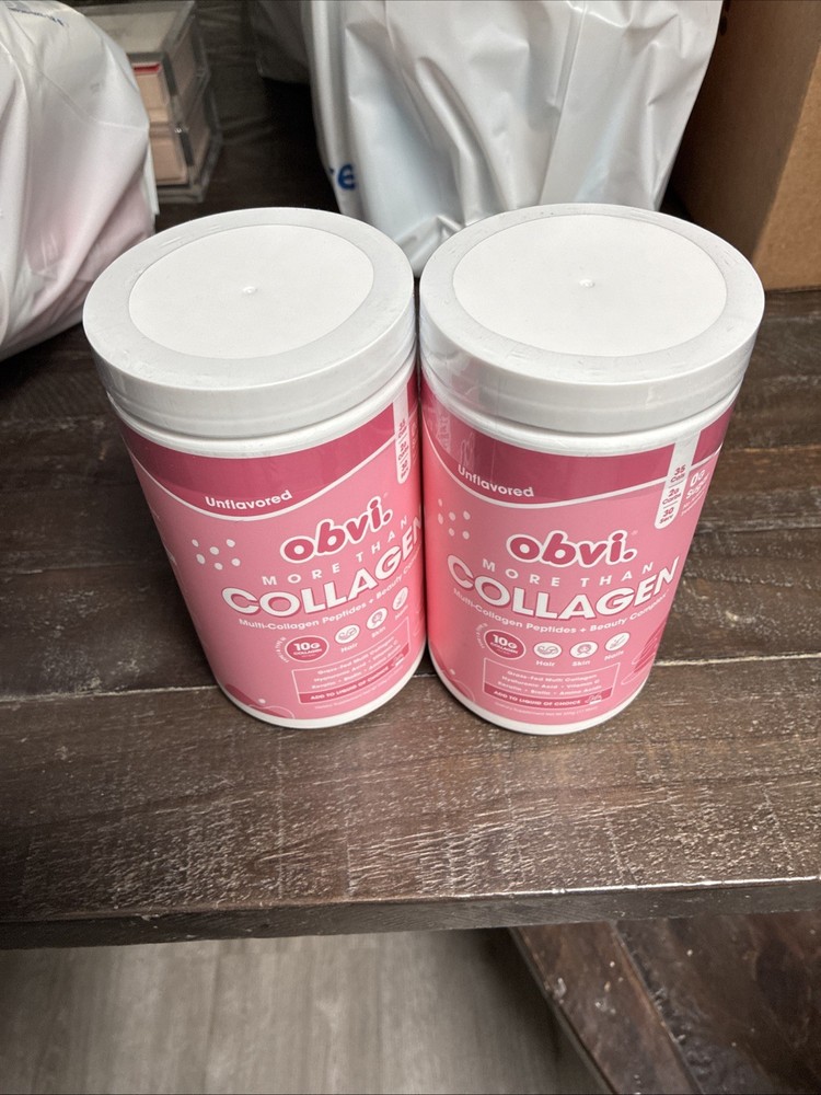 2 Pack – More Than Collagen Unflavored by by Obvi for Unisex 11.96 oz 11/2025