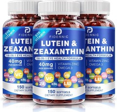 Lutein and Zeaxanthin Supplement-AREDS 2 Plus+ Eye Vitamins, 40mg Lutein & 8mg