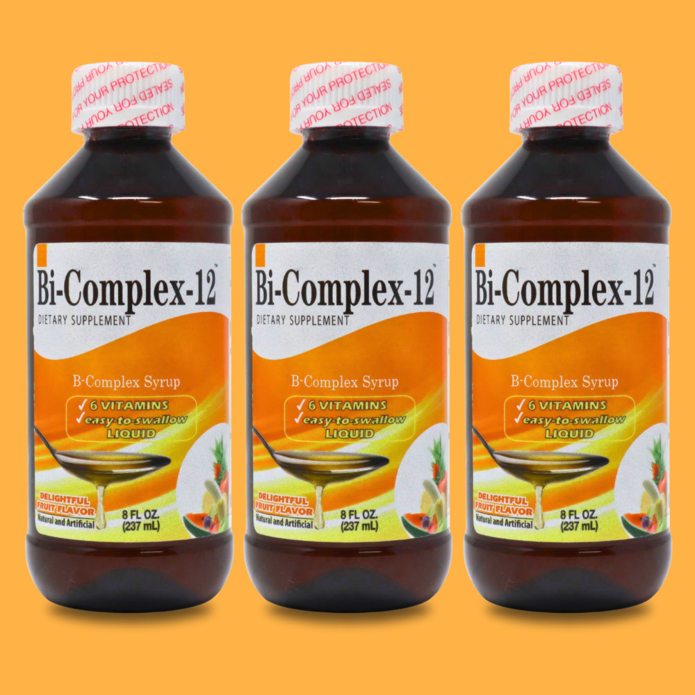 Menper Bi-Complex 12 Liquid 8 fl oz – Energy Support & Metabolism (3-Pack)