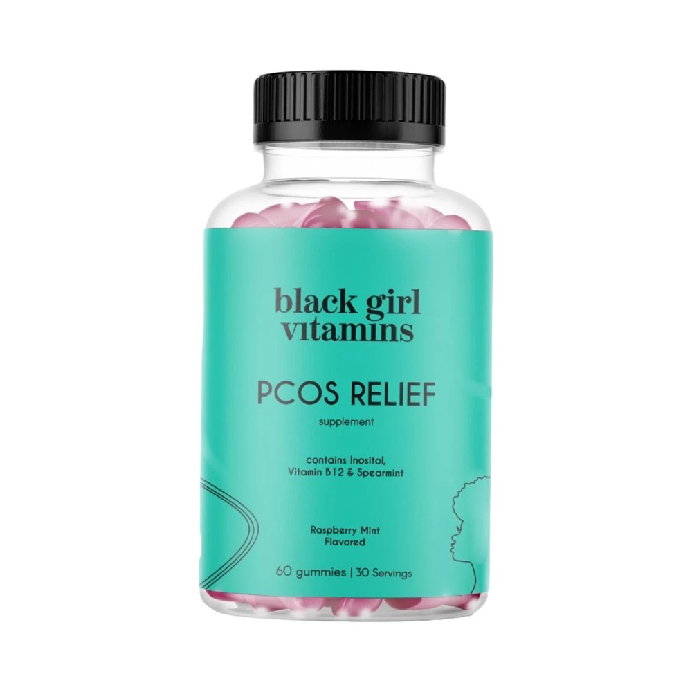 Girl Black Vitamins PCOS Relief – Cycle Support for Women – 60 Gummies