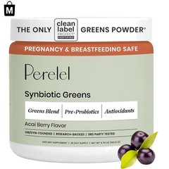 Organic Superfood Greens Powder with Probiotics for Daily Wellness – 30 Servings