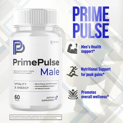 (1 Pack) Prime Pulse Advanced Male Pills PrimePulse Vitamin Supplement 60 Caps