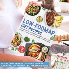HAMIEW Set 3 Low FODMAP Food List Chart & Meal 11.7″L x 8.3″W, Multicolor