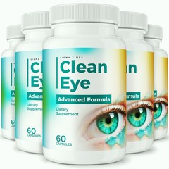 Clean Eye Capsules, Advanced Vision Support Supplement – Eye Wellness – 5 Pack